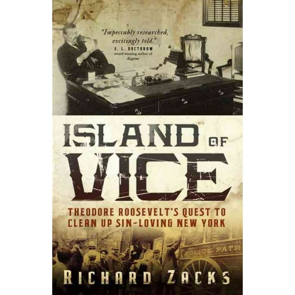 Island of Vice : Theodore Roosevelt's Quest to Clean Up Sin-Loving New York (Paperback)