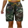 thumbnail image 2 of Homenesgenics Short for Women High Waist Plus Size Clearance Women Camouflage Printing Pocket Shorts Casual Wear Work Out Shorts Pants/(Multi-color,XS), 2 of 9
