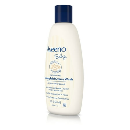 wash creamy soothing fragrance aveeno ounce relief baby