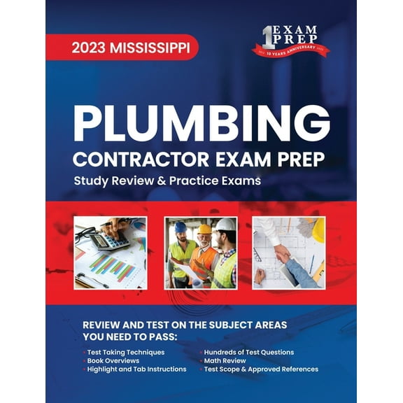 2023 Mississippi Plumbing Contractor Exam Prep: 2023 Study Review & Practice Exams (Paperback) by Upstryve Inc