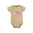 thumbnail image 4 of Hudson Baby Short Sleeve Bodysuits, 5-Pack, Newborn- 24 Months, 4 of 7