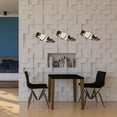thumbnail image 5 of Wall-Mounted Wine Rack Wine Bottle Display Rack 3Pcs Metal Wine Cork Holder Wall Decor, 5 of 7