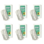 Derby Extra Double Edge Blades, 5 ct. (Pack of 6)