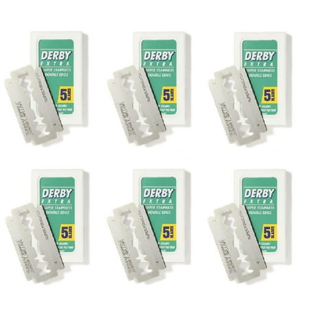 Derby Extra Double Edge Blades, 5 ct. (Pack of 6)