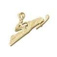 thumbnail image 4 of 14K Gold Snowmobile Pendant, 4 of 5