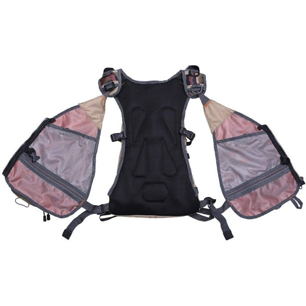 KyleBooker Fly Fishing Vest for Anglers Mesh Adjustable Size for Men and  Women 