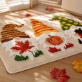 thumbnail image 6 of Zynviq Maple Leaf Area Rugs Thanksgiving 15.7" X 23.6" Throw Rug Polyester Washable Multicolor Rectangular Dwarf Small Rug for Sofa, 6 of 6