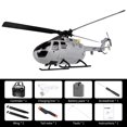 thumbnail image 3 of Helicóptero RC Drone Hélice única sin alerones Estabilización giroscópica de 6 ejes Avión RC Retención de altitud Juguete de regalo para niños Niñas Adultos 3 Batería Eccomum  Helicóptero RC, 3 of 7
