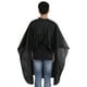 thumbnail image 4 of Pro Black Salon corte de pelo peluquería barberos capa vestido adulto tela impermeable, 4 of 8