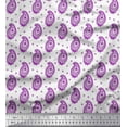 thumbnail image 1 of Soimoi polyester Crepe Fabric Dot & Paisley Artistic Fabric Prints By Yard 52 Inch Wide, 1 of 1