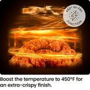 Chefman ExacTemp 5 Qt. Digital Air Fryer with Temperature Probe - Stainless Steel