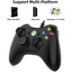 Contrôleur de Jeu pour Xbox 360, Contrôleur Xbox 360 Filaire pour PC Windows 7/8 /8.1/10/ FYBTO Xbox360/Xbox 360 Slim USB Gamepad, Joypad avec Double Vibration – image 2 sur 6