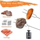 thumbnail image 4 of Palitos extensibles para asar malvaviscos, juego de 8 brochetas telescópicas para Smores y tenedores para perritos calientes con mango de madera, 4 of 5