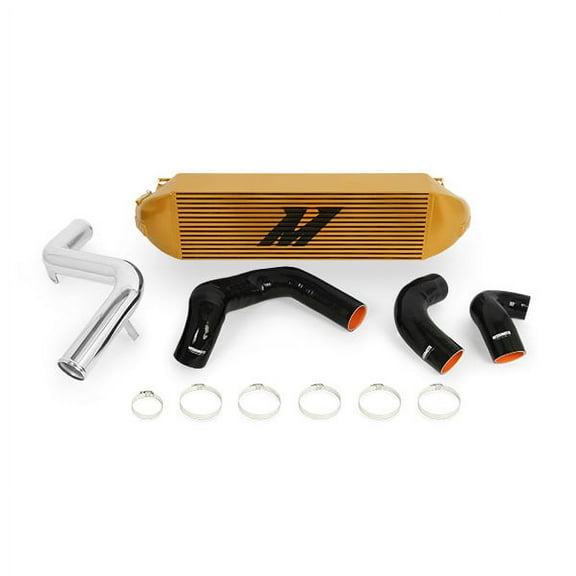 Mishimoto MMINT-FOST-13KPGD Performance Intercooler Kit Compatible With Ford Focus ST 2013-2018 Gold, Polished
