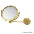 thumbnail image 2 of Allied Brass WM-5/5X 8 Inch Wall Mounted 5X Magnification Make-Up Mirror, Polished Chrome, 2 of 5