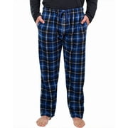 DG Hill Mens Pajama Pants, Fleece Pajama Bottoms with Pockets, Plaid or Camo Mens Sleep Pants