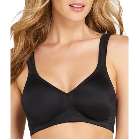 ANITA Black Twin Microfiber Wire-Free Full-Figure Bra, US 44D, UK 44D, NWOT