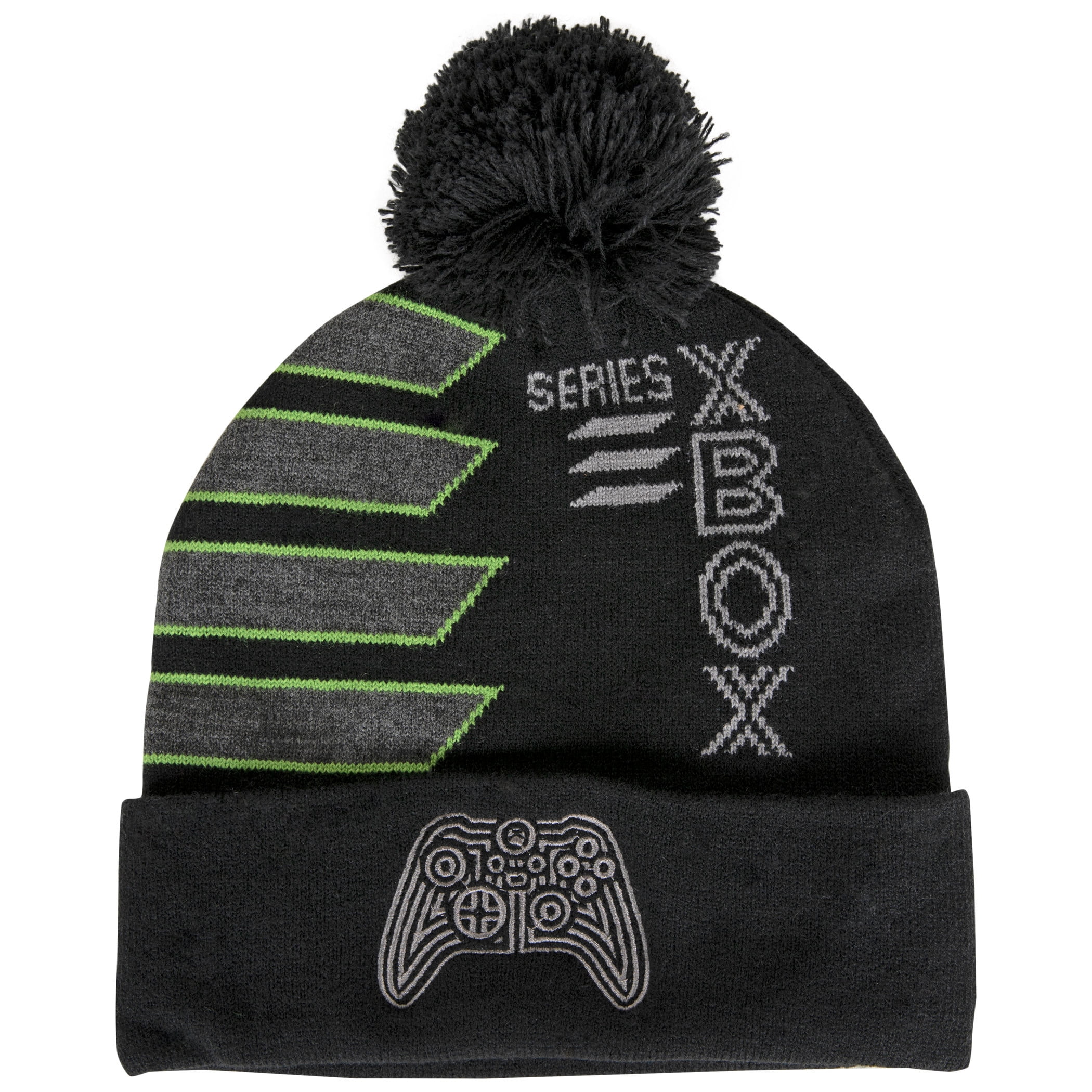 Microsoft Xbox Series X Controller Pom Cuff Knit Beanie
