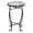 Blue Hawaii, variant on Hassch 14" Round End Table, Outdoor Side Table with Metal Frame for Porch Patio Balcony, Blue Hawaii
