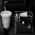 thumbnail image 6 of Multifunctional Car Armrest Storage Box, Water Cup Holder, Car Seat Organizer with Tissue Storage, Foldable Cup, Adjustable Velcro Strap, for Car SUV, 6 of 9
