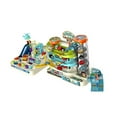 thumbnail image 2 of Juego de garaje para niños, vehículos de juego de 3 niveles con ascensor, elevador, rompecabezas, pistas de coches, juegos de montaje, juego de, 2 of 9