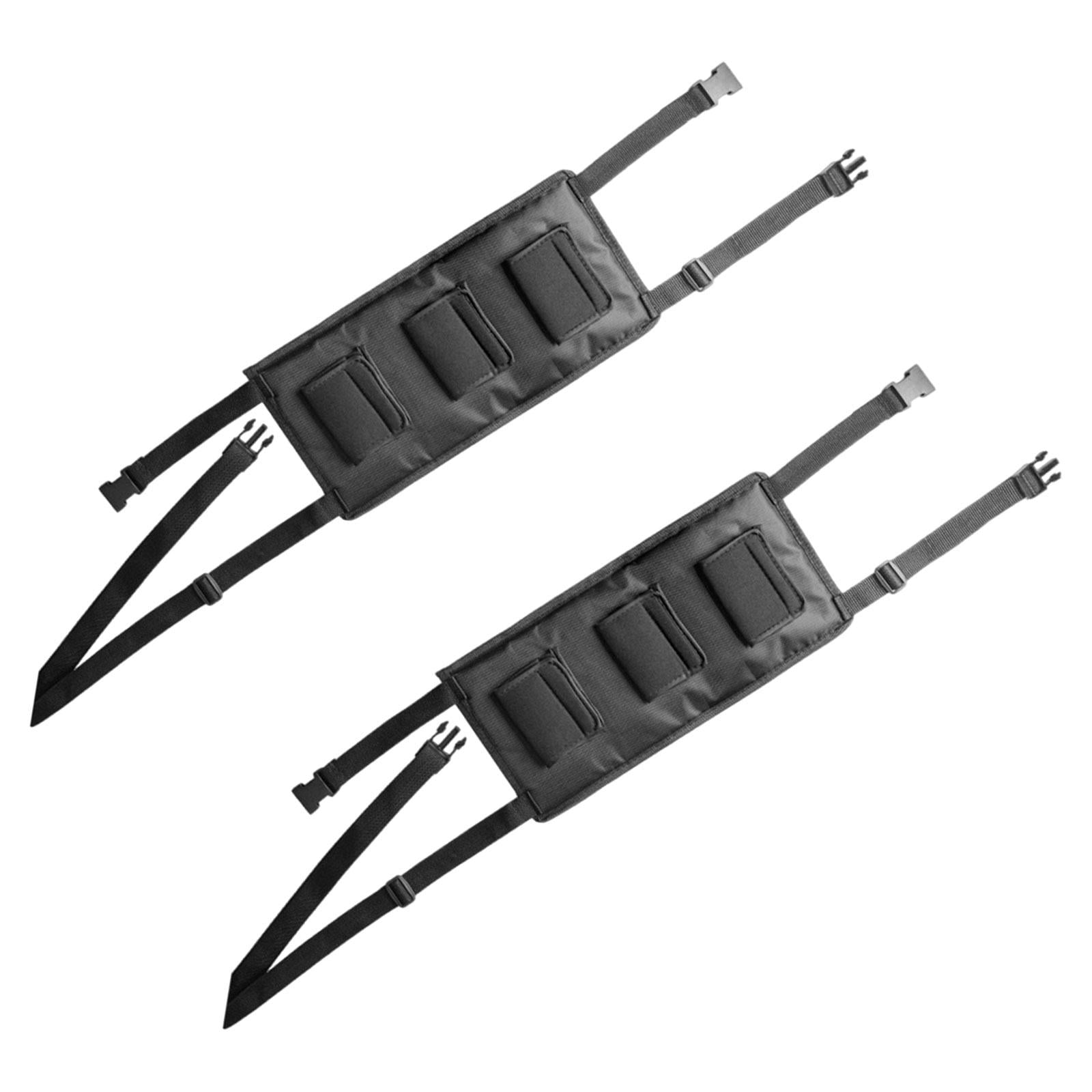 2x Rod Holder Inside Fishing Car Rod Carrier Strap Adjustable Hold 3