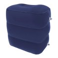 thumbnail image 1 of Abbracc Inflatable Travel Foot Rest Adjustable Height for Long Trip Office Home Cars Blue, 1 of 9