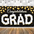 thumbnail image 1 of 72 Inch Graduation Decorations Banner Class of 2025 Party Banner, Congratulations 2025 GRAD Banner, for Classroom, Garden, Graduation Decorations (G), 1 of 6