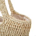 thumbnail image 3 of Kukuzhu Straw Tote Bag for Women Woven Beach Handbag Handmade Crochet Casual Straw Shoulder Bags Summer Bohemian Hobo Bags, 3 of 7