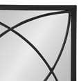 thumbnail image 3 of Kate and Laurel Jiera Metal Mirror Set, Black 4 Piece, 3 of 10