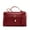 Red, variant on Genuine Leather Women's Shoulder Bag Cowhide Crossbody Handbag Purse Box Bag