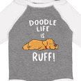 thumbnail image 4 of Inktastic Doodle Life is Ruff Golden Doodle Boys or Girls Long Sleeve Baby Bodysuit, 4 of 5
