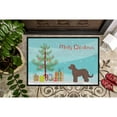 thumbnail image 2 of Carolines Treasures CK3838MAT Brown Goldendoodle Christmas Tree Door Mat Indoor Rug or Outdoor Welcome Mat 18x27 Doormat, 2 of 3