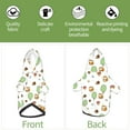 thumbnail image 5 of Goofa Tree Squirrel Pattern Small Dog Sweater Hoodies Pet Grey Hooded Soft Fleece Sweatshirts with Pocket Fall Winter Puppy Cat Sweaters Warm Clothes-Large, 5 of 8