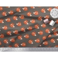 thumbnail image 3 of Soimoi Gray polyester Crepe Fabric Fox Stripe Print Fabric by the Yard 52 Inch Wide, 3 of 3