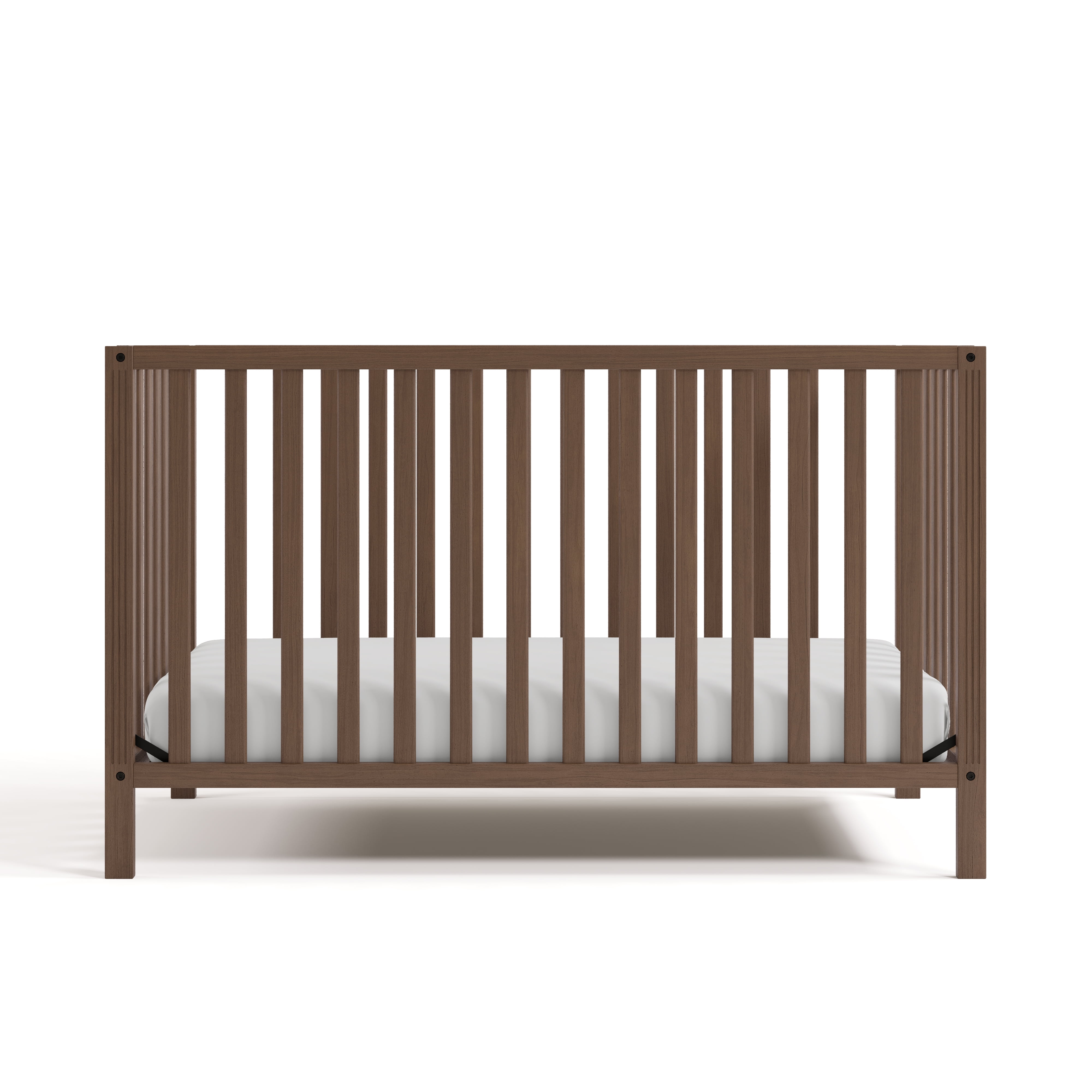 Storkcraft Morningside 5-in-1 Convertible Baby Crib, Hazelnut