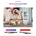 thumbnail image 2 of Allytech Galaxy A03s Case (US Edition), Galaxy A03S Case with Stand, With Ring Holder Stand Military Grade Shockproof Protective Compatible with Car Mount Case Cover for Samsung Galaxy A03S - Gold, 2 of 6