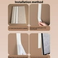 thumbnail image 3 of relayinert 4 Cork Board, To Felt Strips, Pinboard With Backing. Easy To Suitable For Installation In Bedrooms, Doors, And Home Combination-3 20x60cm, 3 of 6