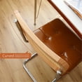 thumbnail image 4 of Upholstered Chairs with Chrome Legs, Sturdy Structure / Suitable for Dining Areas, 4 of 5