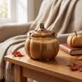 thumbnail image 6 of Halloween Pumpkin Jar Candle Farm Apple Pumpkin Scented 3 Wick Confetti Figural Desktop Thanksgiving Fall Decoration Gifts, 6 of 6