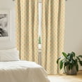 thumbnail image 2 of Ambesonne Vintage Window Curtains, Lines Colorful Stripes Art, Each 28" W x 63" L, Vermilion Seafoam and Blush, 2 of 4