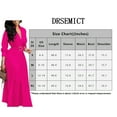 thumbnail image 4 of Spring and Summer Waist Cinching Elegant Solid Color Dress, 4 of 6