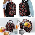 thumbnail image 2 of Jeiento Ladybug Backpack for Girls 6-8 Cute Kids School Bag with Lunch Box for Elementary Kindergarten Daisy Bookbag 4 in 1 Set Back Pack Travel Knapsack Daypack, 2 of 7