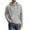 Gray, variant on asjyhkr Mens Linen Shirts Long Sleeve Drawstring Hooded Button Crew Neck Hoodies Casual Fashion Breathable Hiking Beach Workout Tops with Pockets