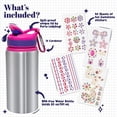 thumbnail image 3 of Botella de agua PURPLE LADYBUG Decora la tuya propia para niñas de 6 a 8 años, 3 of 9