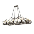 thumbnail image 2 of Meyda Tiffany 171344 Carlotta 16 Light 66" Wide Taper Candle Linear Chandelier - Bronze, 2 of 2