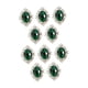 thumbnail image 4 of 10 piezas de hebilla de taladro de aleación, accesorios decorativos para el cabello, suministros para bodas, bricolaje, aleación verde, 4 of 9
