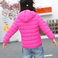 thumbnail image 3 of ASDFVBKG Boys and Toddlers' Lightweight Water-Resistant Packable Puffer Jacket Hot Pink 12-13Y, 3 of 5