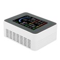 thumbnail image 1 of Medidor De Aire Compatible Con Tuya WiFi 10 En 1 CO2 CO TVOC HCHO PM2.5 PM10 PM0.3 Índice De Del Aire Temp Probador De Detección De Humedad Portátil Para, 1 of 7
