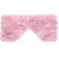 thumbnail image 1 of Máscara de ojos de cristal, máscara de ojos de cuarzo rosa, máscara de ojos de piedras preciosas, terapia antienvejecimiento con calor o frío (cuarzo rosa), 1 of 5